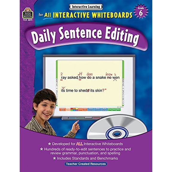 Pre-Owned Interactive Learning: Daily Sentence Editing Grd 6 Paperback