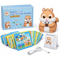 thumbnail image 1 of Interactive Learning Toy for Toddlers Talking Flash Cards with Recording Playback Phonics 1000+ Words Screen-Free Educational Tool Double-Sided Flashcards Ages 2-6 Home Classroom Use,C, 1 of 5