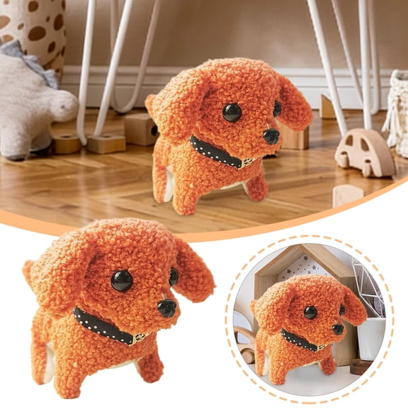 Decorland Robotic Puppy Interactive Lifelike Moving Barking 1-Pack