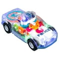 thumbnail image 1 of Interactive Light-Up Police Car Toy with Colorful Gears, Music, and Bump & Go Action for Kids Ages 3+, 1 of 6