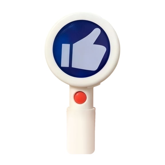 Interactive Light Up Thumbs Up Down Hand Sign – Handheld Voting Tool for Classroom Games, Audience Participation & Party Activities, 1pc