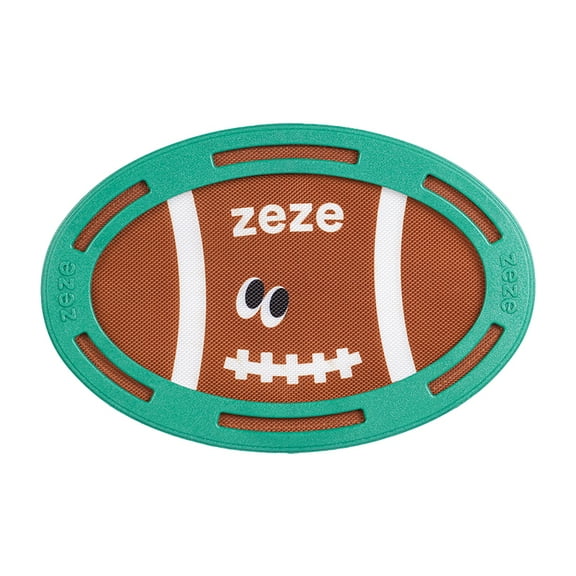 Interactive Lightweight Frisbee, Fetch Toy for Small, Medium, Large Dogs, Football Theme, Soft & Durable Canvas Perfect for First-Time Player