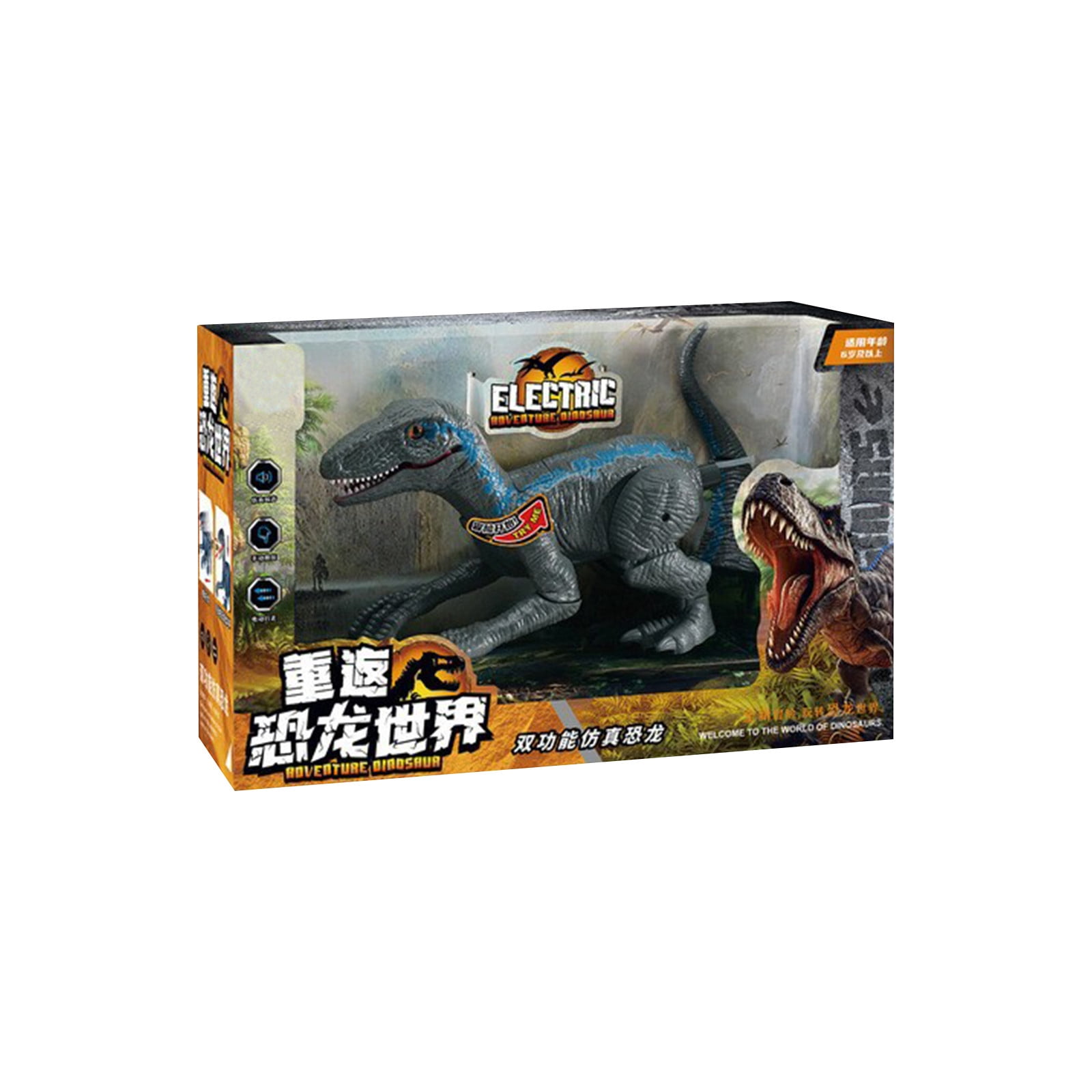 Interactive Mechanical Dinosaur Toy with Motion & Sound Effects ...