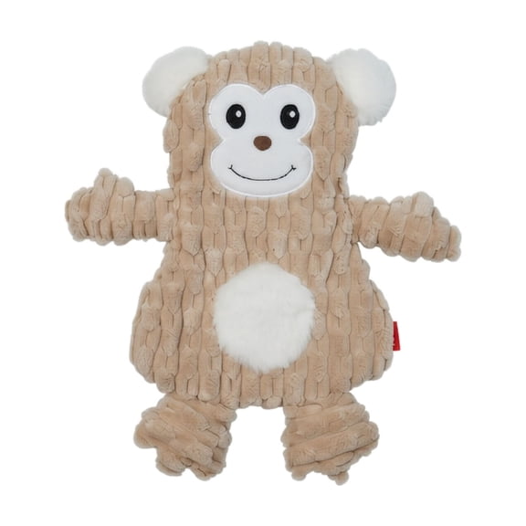 Interactive Monkey Shaped Plush Crinkle Pet Toy Soft Squeaky Animal Design for Dogs Cats Entertainment Engagement