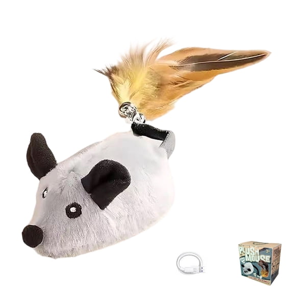 Interactive Motion Activated Kitten Toy With Long Tail Sound Effects Plush Promotes Physical Activity