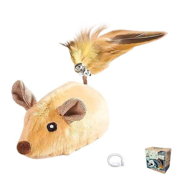 Interactive Motion Activated Kitten Toy With Long Tail Sound Effects Plush Promotes Physical Activity