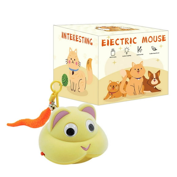 Interactive Motion Activated USB Powered Pet Toy for Indoor Cats and Dogs with Automatic Light Play Activity