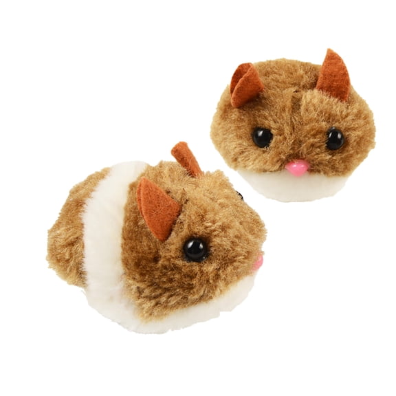 Interactive Moving Hamster Toy for Cats - Realistic Play Catch Training Supplies for