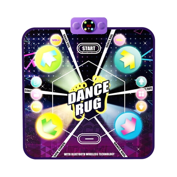 Interactive Music Dance Mat - 31.5Inch Fitness Game Pad with Sound & Rhythm, Exercise & Coordination Activity for Home Fun