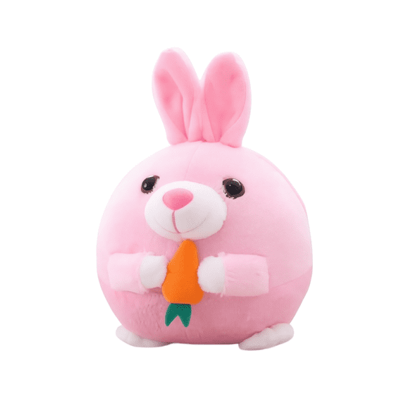 Interactive Music Plush Pet Toy, (3.94x3.94x4.33in) Auto Bouncing & Squeaky Rabbit Dog Toy Ball with Motion Sensor, Washable Cover for All Breeds, Training & Exercise