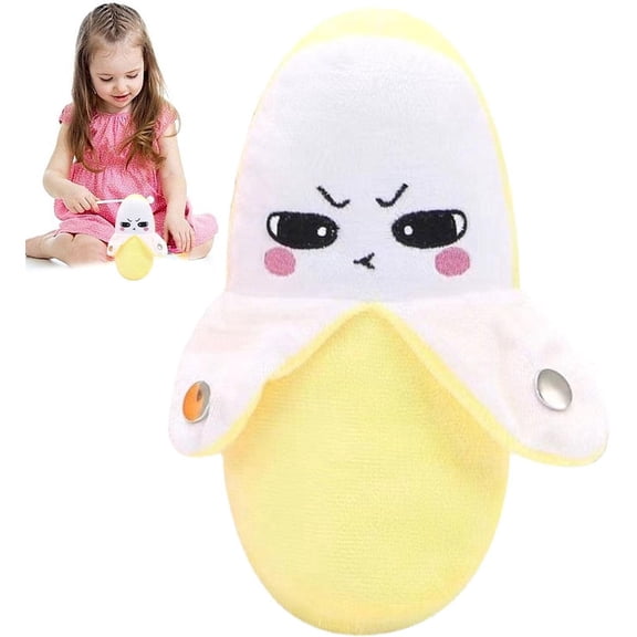 Interactive Music Plush Set – Angry Banana, Electric Plush Toys for Parent-Child Interaction, Couples & Friends Prank Toy, Party Fun Gift for Adults stuffed cute girly gifts