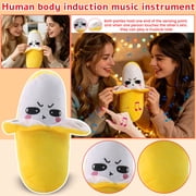 Interactive Music Plush Toy Set   Banana, Strawberry & Carrot Electric Plush Toys for Couples & Friends Prank Toy, Valentines Day & Easter Party Fun Gift for Adults stuffed animals cute girly gifts