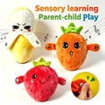 thumbnail image 1 of Interactive Music Plush Toy Set, Carrot Fruit Sensing Metronome with Sounds for Multiplayer Interaction Game, Fun Musical Sensory Toy for Christmas Birthday Gifts, 1 of 7