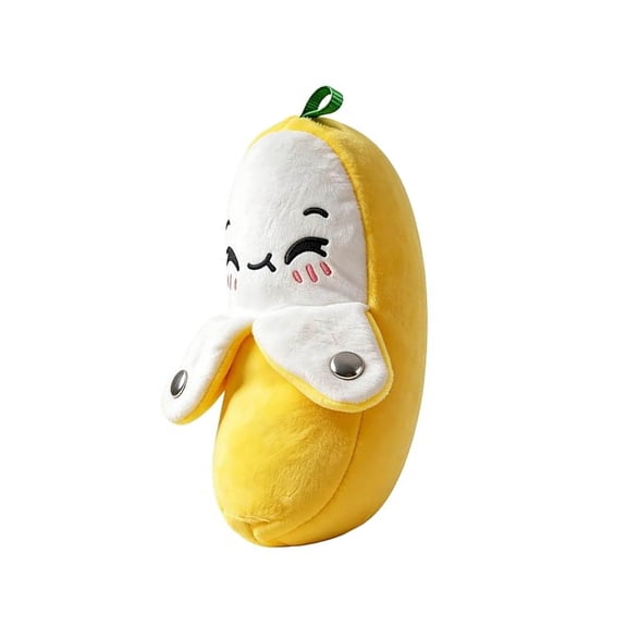 Interactive Music Plush Toy Set for Kids Adults, 8" Banana Fruit Sensing Metronome for Multiplayer Interaction Game, Fun Musical Sensory Toy for Christmas Birthday Gifts(Rechargeable model)