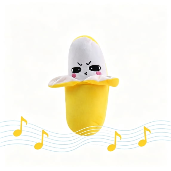 Interactive Musical Sensory Toy, Soft Parent Child Musical Plush Toy with Sounds, Baby Sensory Activity Learning Educational Kid Toy for Multiplayer Interaction, Boy Girl Gift for 6-12(Banana Boxed)