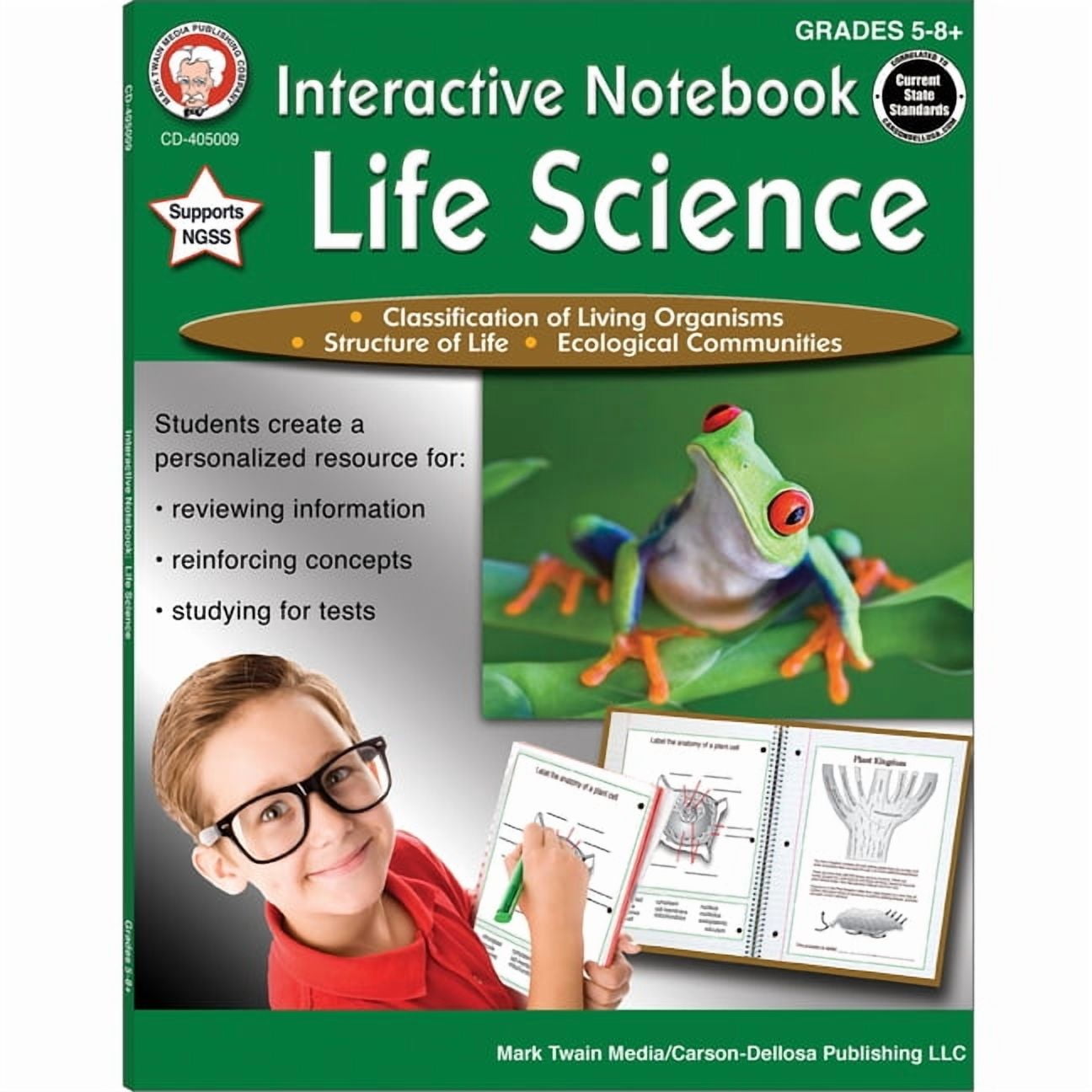 Interactive Notebook: Life Science, Grades 5 - 8, (Hardcover) - Walmart.com