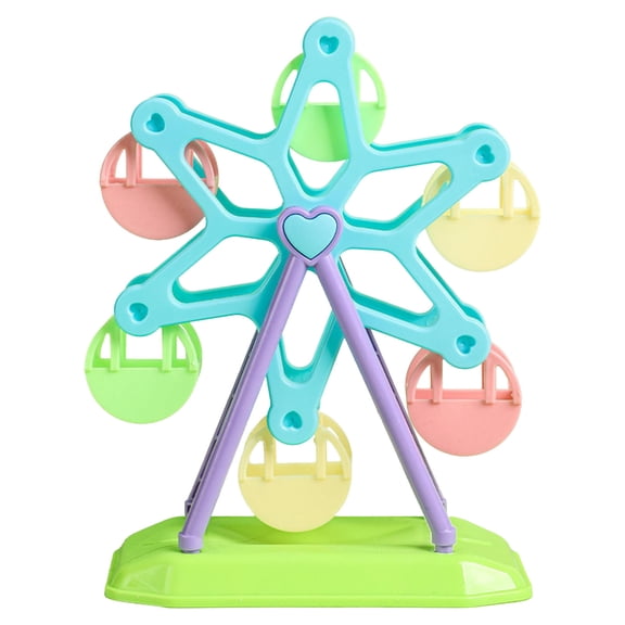 Interactive Parrot Foraging Toy Ferris Wheel Shape Food Dispenser Mental Enrichment Training Feeder Pet Bird Supplies