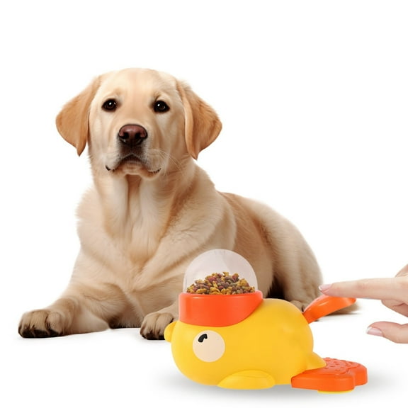 Interactive Pet Feeder Dog Dispenser Rotating Training Toy No Electricity Required For Dogs