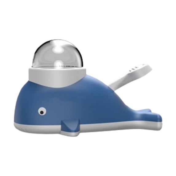 Interactive Pet Feeder Toy for Cats & Dogs – Whale-Shaped Educational Food Dispenser, Slows Down Eating, Safe Food-Grade Plastic, Easy to Clean, Fun for Pets of All Sizes – Blue