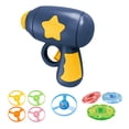 thumbnail image 1 of Interactive Pet Flying Disc Launcher Gun, Glowing Saucer Toy for Dogs and Cats, Outdoor Exercise Training for Active Play, Fun Chasing Motion, Dark Blue, 1 of 5