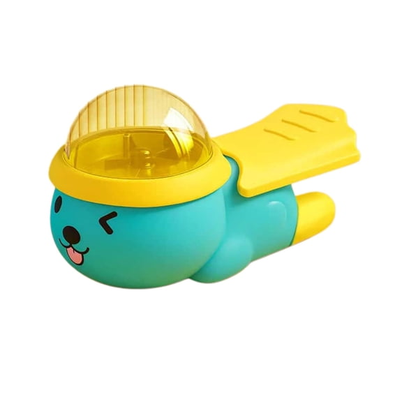 Interactive Pet Food Dispenser Slow Feeder Puzzle, Cute Seal Design Interactive Cat & Dog Toy, Mental Stimulation Treat Dispenser for Pets (Color as Pictured)