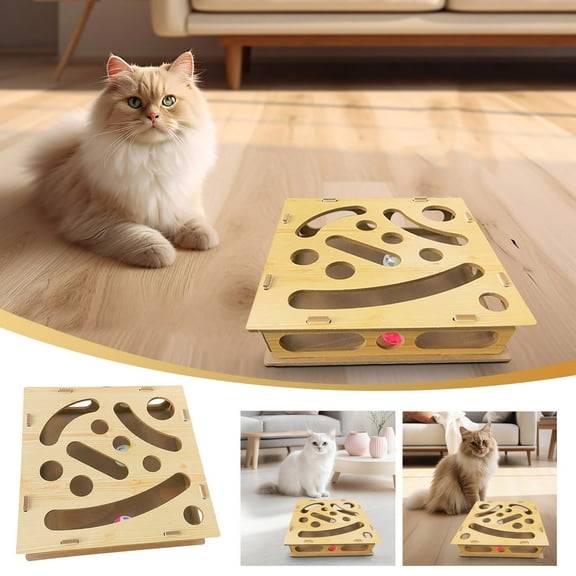 Interactive Pet Puzzle Toy for Dogs and Cats - Indoor Digging Construction Game for Mental Stimulation and Exercise, Safe and Easy to Clean A