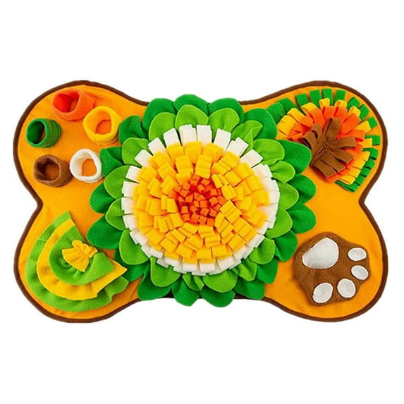 Interactive Pet Snuffle Mat For Slow Feeding And Foraging Boredom Relief Mental Stimulation Activity Pad For Small Medium Dogs(Style A-64X43Cm)