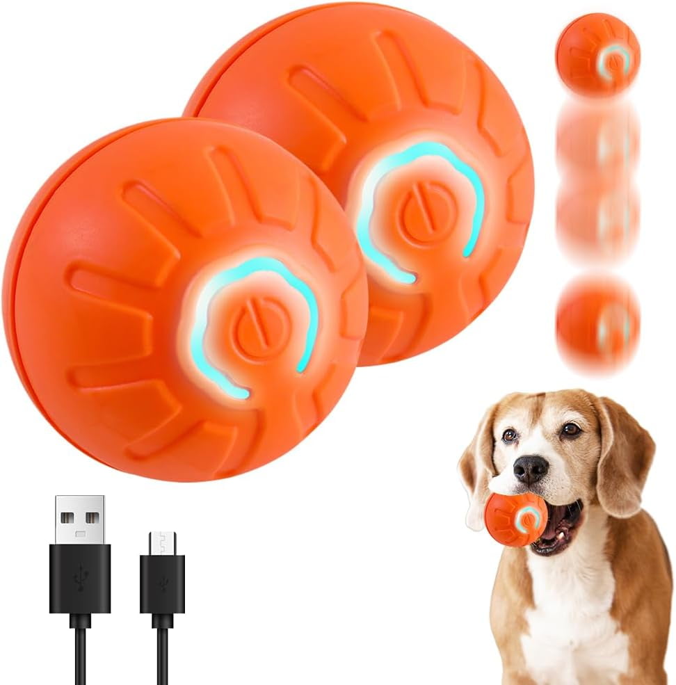 Interactive Pet Toy Automatic Rolling Ball, 2025 New Cat Rolling Ball