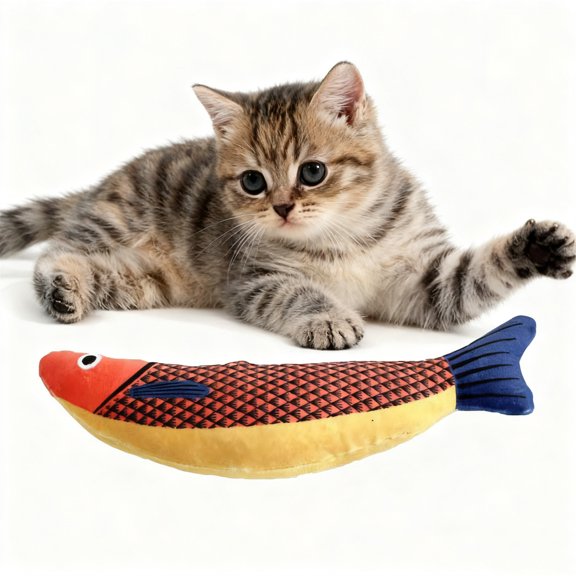 Interactive Pet Toy for Cats Indoor Play with Squeaky Sounds Durable TPR Bulb Design Chewable Textures and Safe Indoor Entertainment