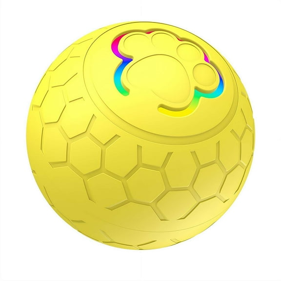 Interactive Pet Toys Automatic Rolling Ball, Bouncing Vibrating Dog Balls, Puppies Toys, Motorized Rolling Ball Puppies Toy, Rechargeable Automatic Moving Swinging Toy