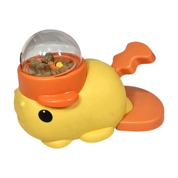 Interactive Pet Treat Dispenser Toy, Slow Feeder Food Dispensing Toy for Cats and Dogs, Clownfish Shaped Mental Stimulation Toy for Boredom Relief, Indoor Self-Play Puzzle Toy for Puppies