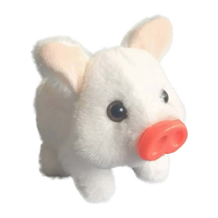 Interactive Pig Toy Electronic Pet Walking Talking Nodding Realistic Animal For Kids Toddlers Animal Lovers