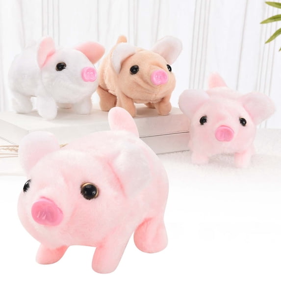 Interactive Pig Toy Walking Talking Pet With Moving Nose and Tail Wagging