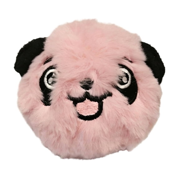 Interactive Plush Bouncing Ball Pet Toy, Soft Furry Jumping Ball, Automatic Moving Pet Exercise Toy for Boredom Relief, Indoor Interactive Game, Pink