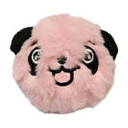 Interactive Plush Bouncing Ball Pet Toy, Soft Furry Jumping Ball, Automatic Moving Pet Exercise Toy for Boredom Relief, Indoor Interactive Game, Pink