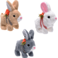 thumbnail image 1 of Interactive Plush Bunny Backpack with Moving Ears & Sounds, Walking Electronic Pet Rabbit with Tail Wagging, Remote Control Stuffed Animal Toy, Easter Basket Stuffers Gift for Kids, 1 of 11