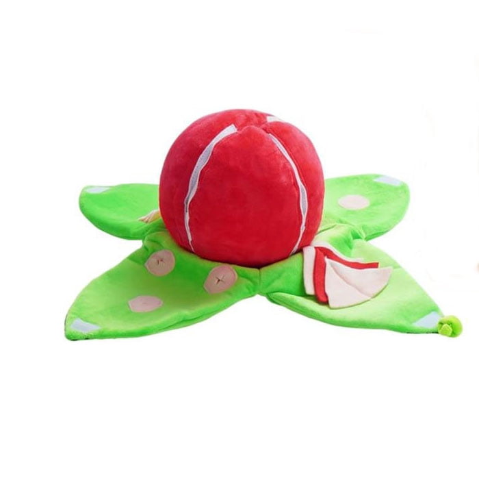 Interactive Plush Dog Toys Hide and Seek Dog Toy, 5-in-1 Orange Watermelon Hide Plush Toys, Dogs Enrichment Toy, Interactive Puzzle Foraging Mat, Feeding Game Pet Small Medium Dogs