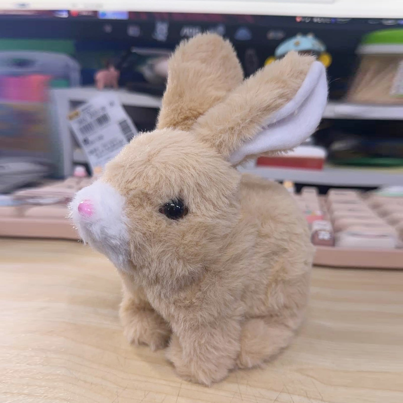Interactive Plush Electric Pet Rabbit Toy with Jumping, Barking ...