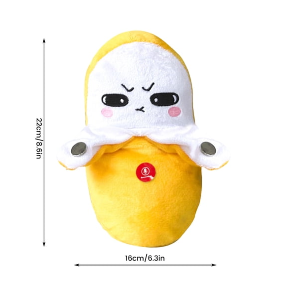 Interactive Plush Toys With Sounds for Music Lovers Desk Companion Gift for Friends Family Soft Texture D