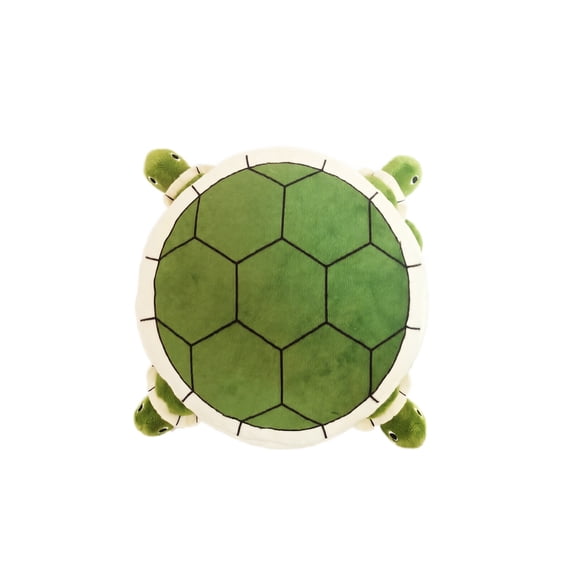 Interactive Plush Turtle Toy for Pets with Hidden Treat Compartments Enrichment Features for Dogs Cats