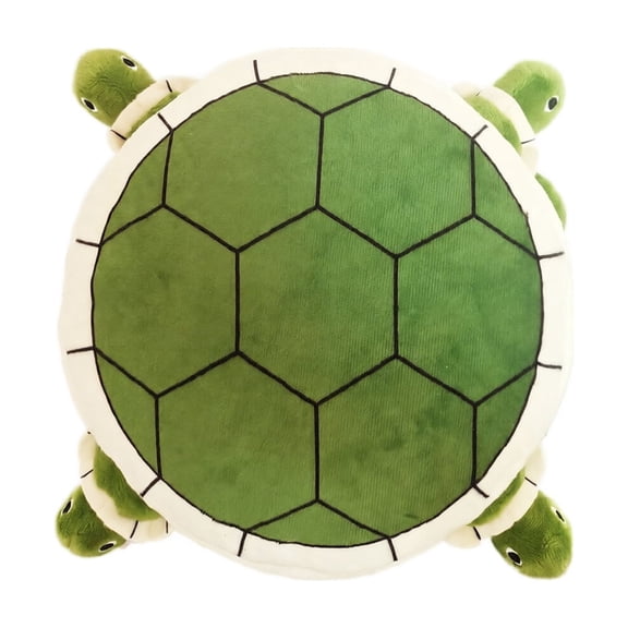 Interactive Plush Turtle Toy for Pets with Hidden Treat Compartments Enrichment Features for Dogs Cats