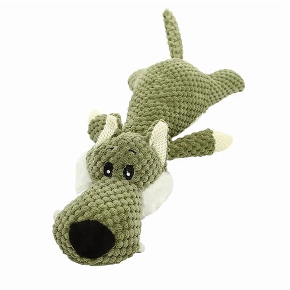 Interactive Plush Wolf Dog Toy with Realistic Sound Effects for Engaging Playtime