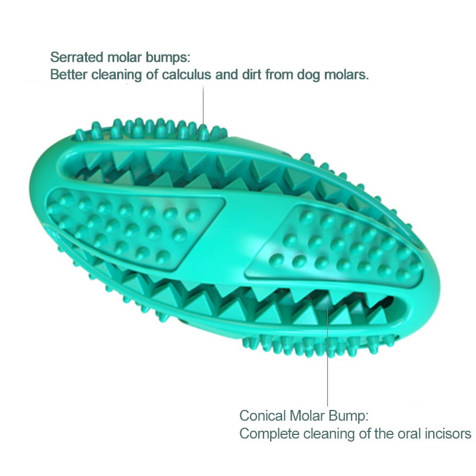 Interactive Puppy Chew Toy Ball BiteResistant Natural Rubber Dog Toy for Clean Teeth and