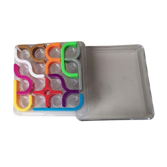 Interactive Puzzle Game with Colorful Curves for Hours of Brains Teasing Entertainment Family Gathering Party Activity