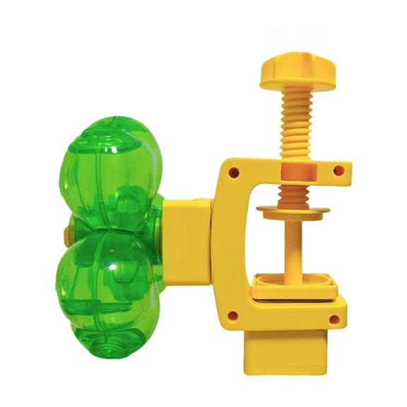 Interactive Puzzle Slow Feeder for Dogs and Cats, Clover-Shaped Treat Dispenser with Adjustable Outlets, Clip-On Design for Anywhere Play, Green