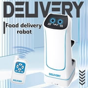 Interactive Remote Control Robot Food Delivery Car Toy, Smart Serving Robot for Family Game Room, Educational Robot Toy, Easter Basket Stuffers Birthday Gift Idea