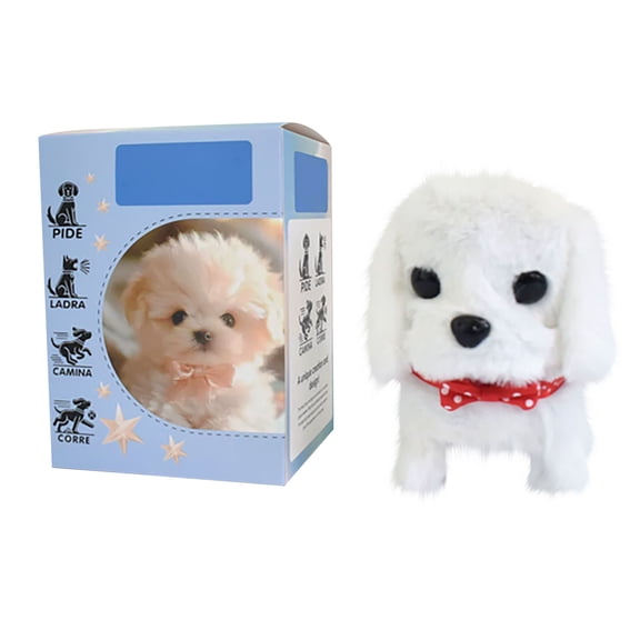 Interactive Responsive Robot Puppy Toy Soft Cuddly Companion For Kids Children