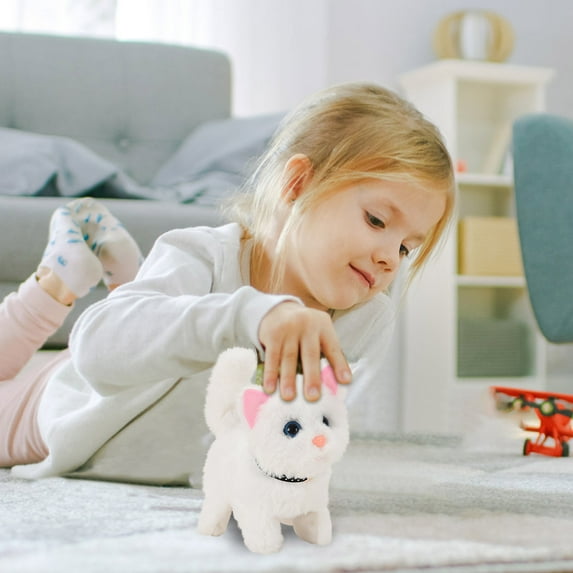 Interactive Robot Dog Toy, Qiopertar Under $5 Robot The Robot My Simulated Robot Realistic Robot Robot Interactive Stuffed Pet Walking Barking Tail Wagging