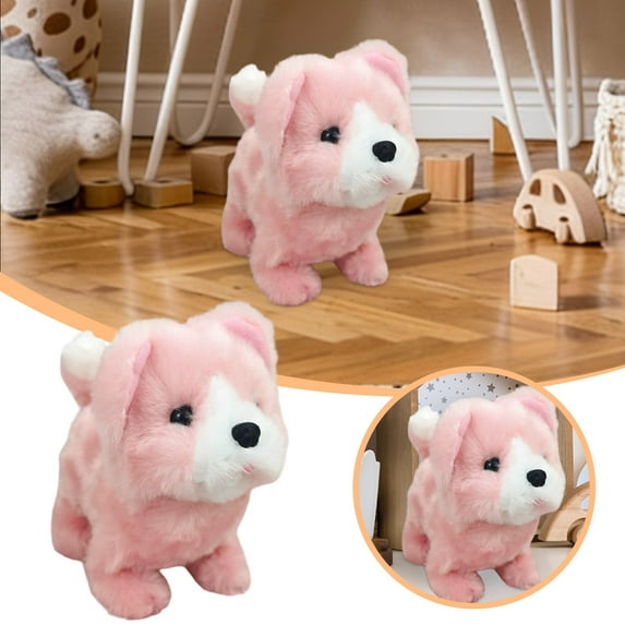 Interactive Robot Dog Toy with Realistic Barking Sounds and Walking Movements, RC Robotic Puppy Pet for Kids, Electronic Companion for Bedroom Decor, Birthday Gift
