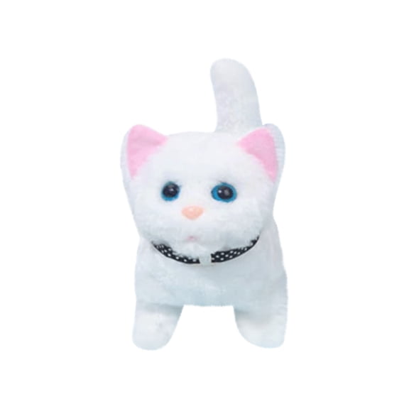 Interactive Robotic Cat, Simulated Companion Pet with Realistic Tail Motion and Acoustic Output, Biomimetic Feline Model for Sensory Engagement